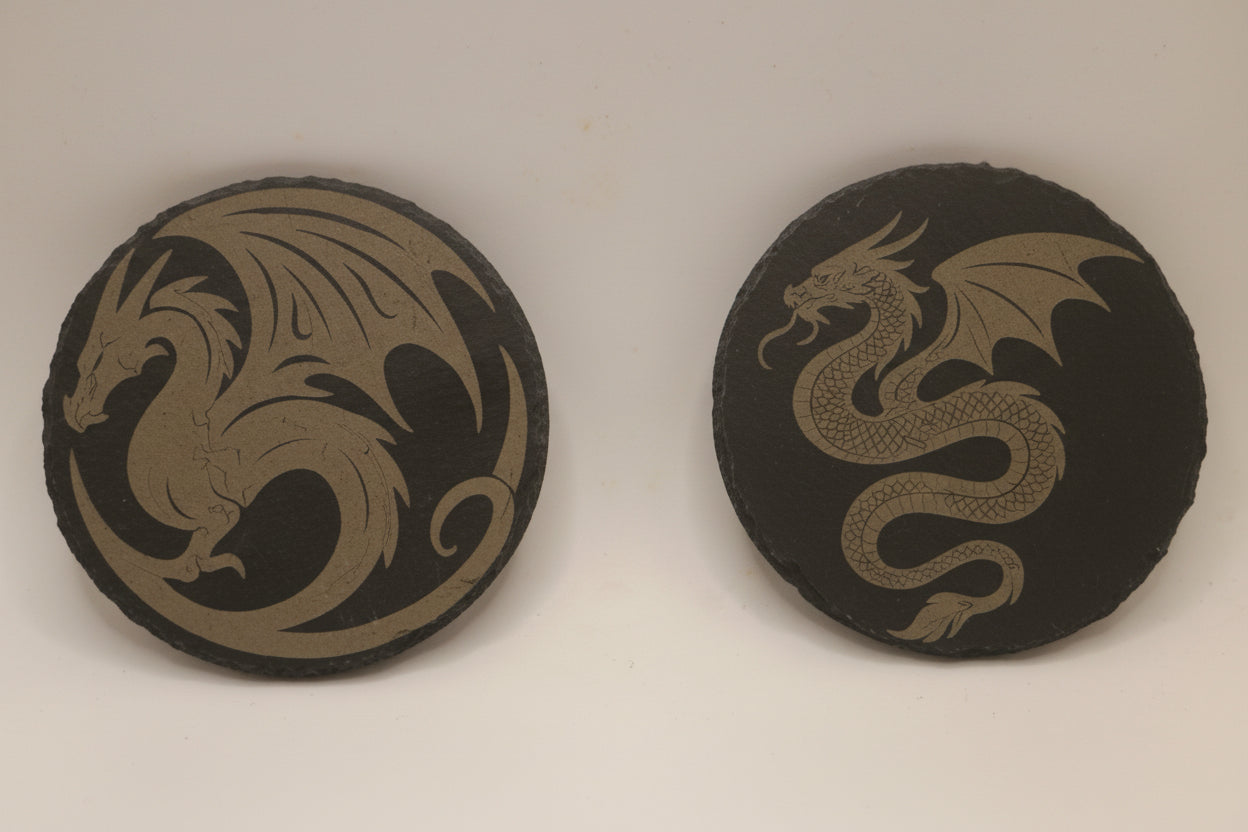 4 dragon coasters