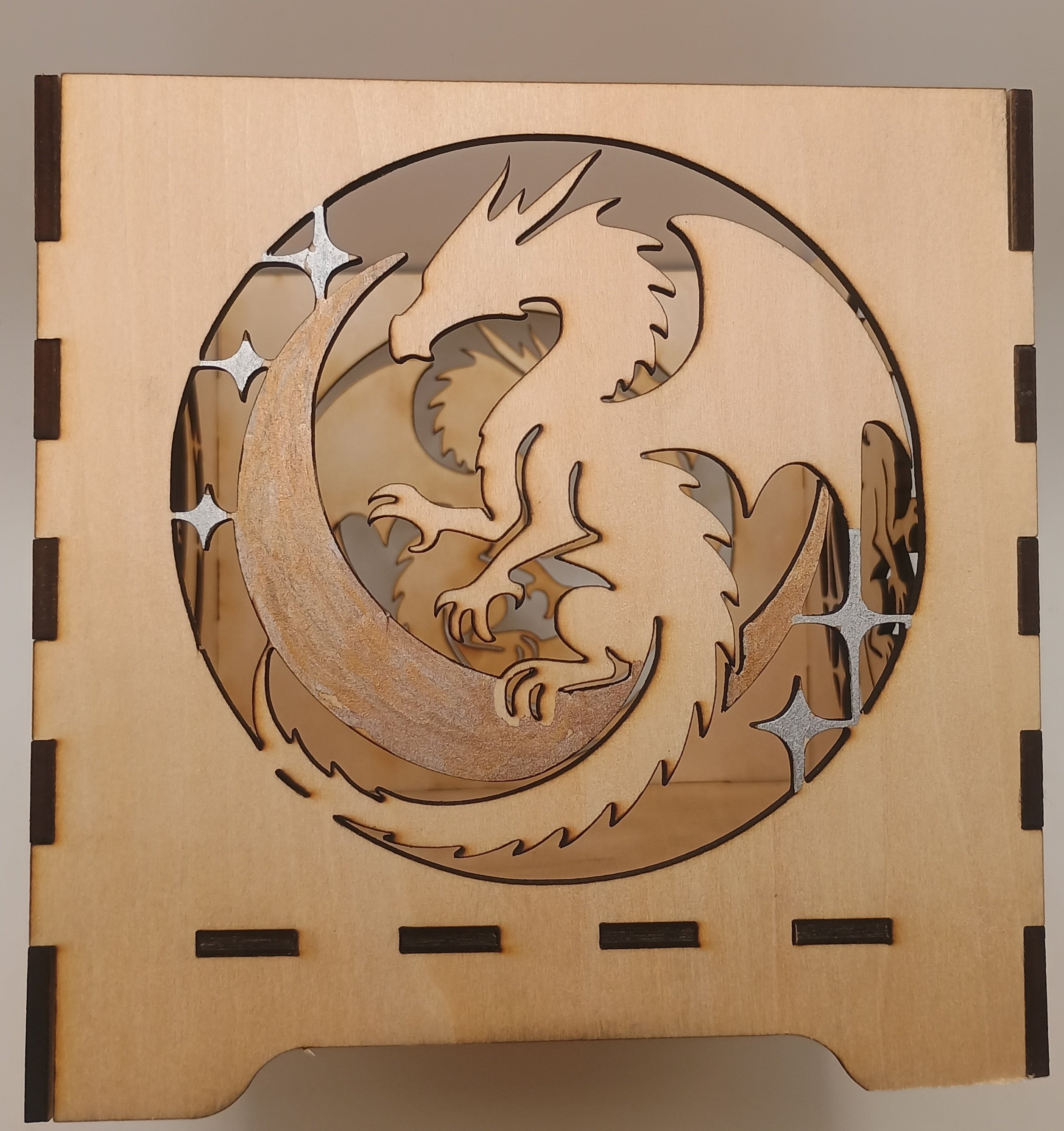 Dragon in Moon Luminary