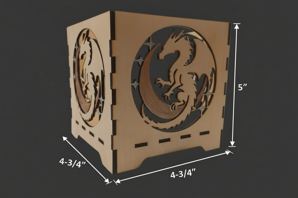 Dragon in Moon Luminary