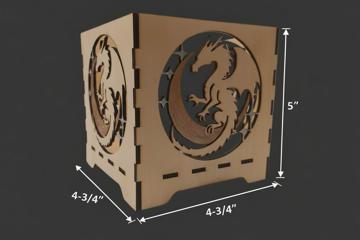 Dragon in Moon Luminary