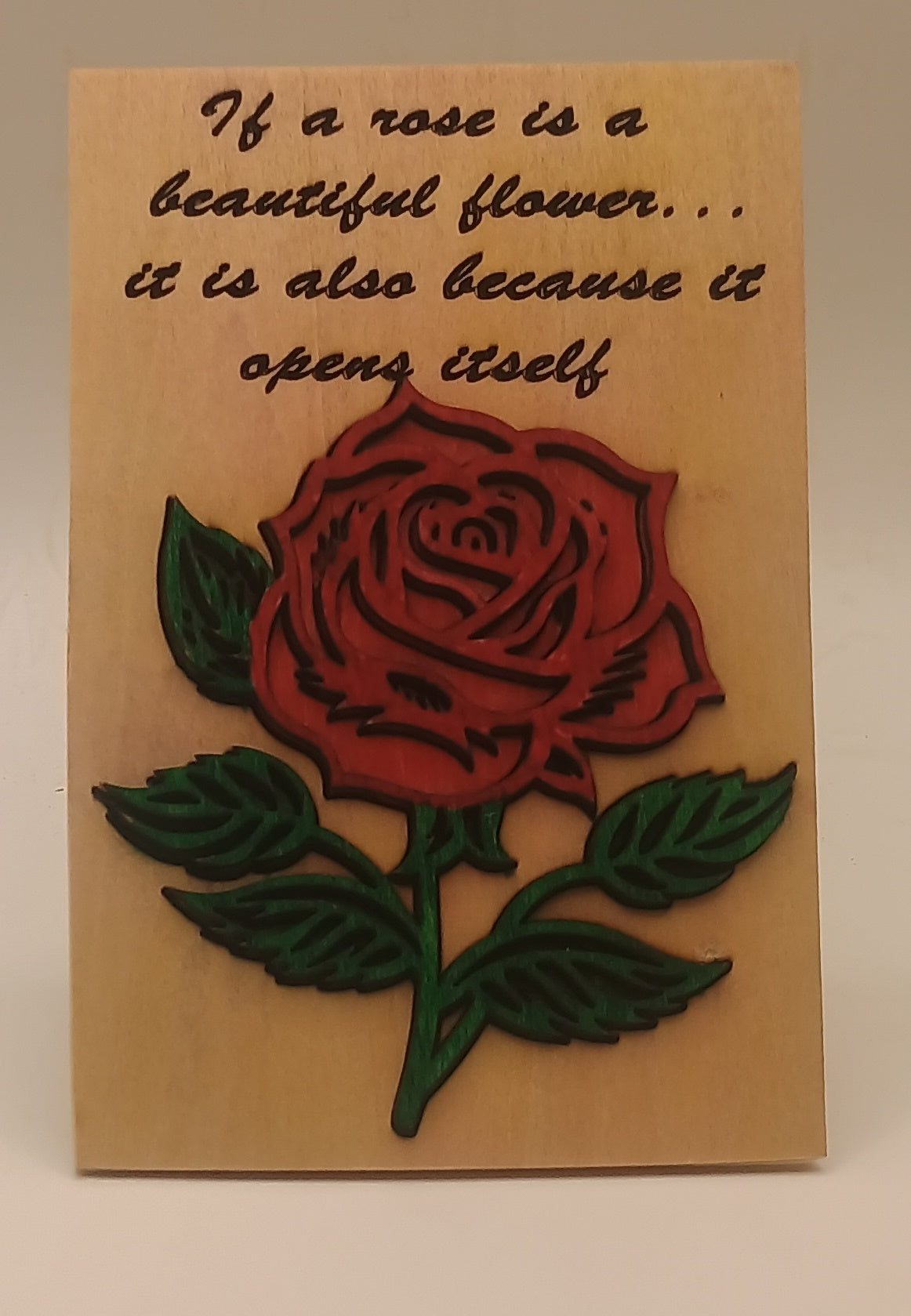 Rose Plaque 1