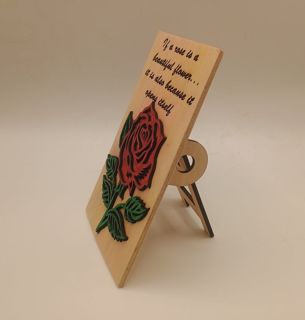 Rose Plaque 1