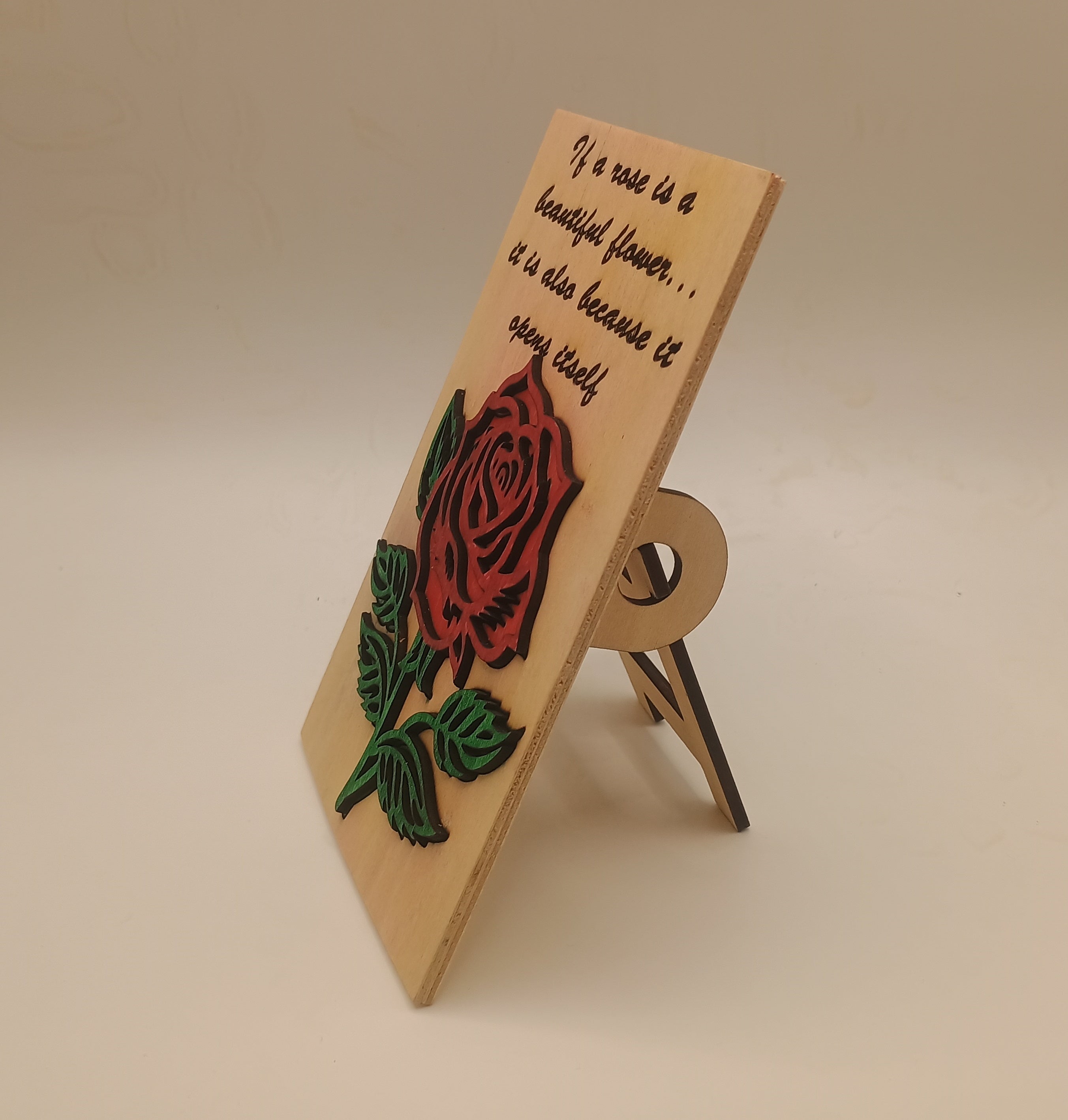Rose Plaque 1