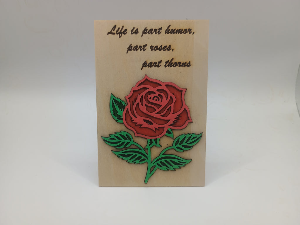 Rose Plaque 2