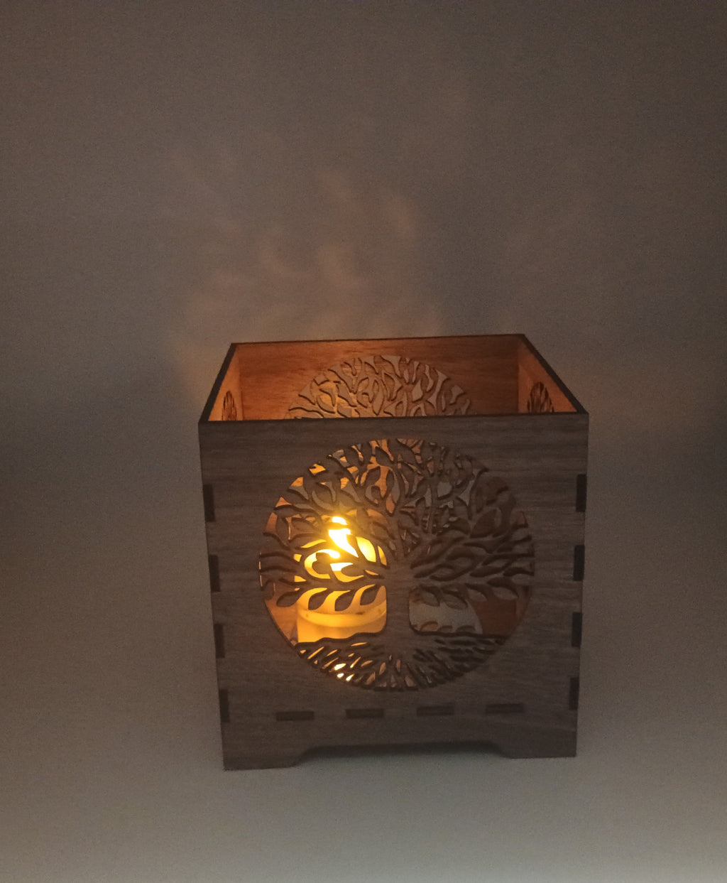 Tree of Life Luminary (Walnut)