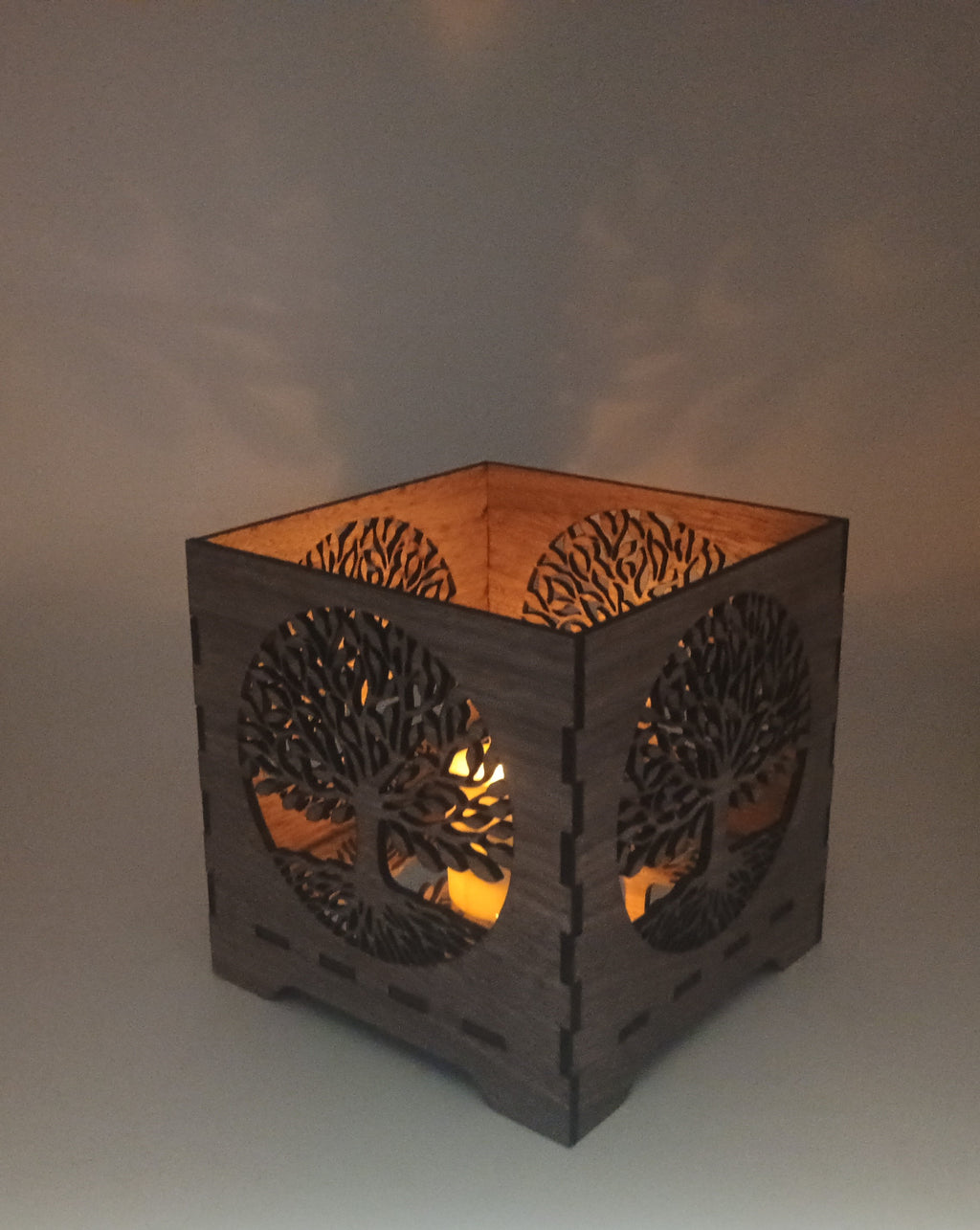 Tree of Life Luminary (Walnut)