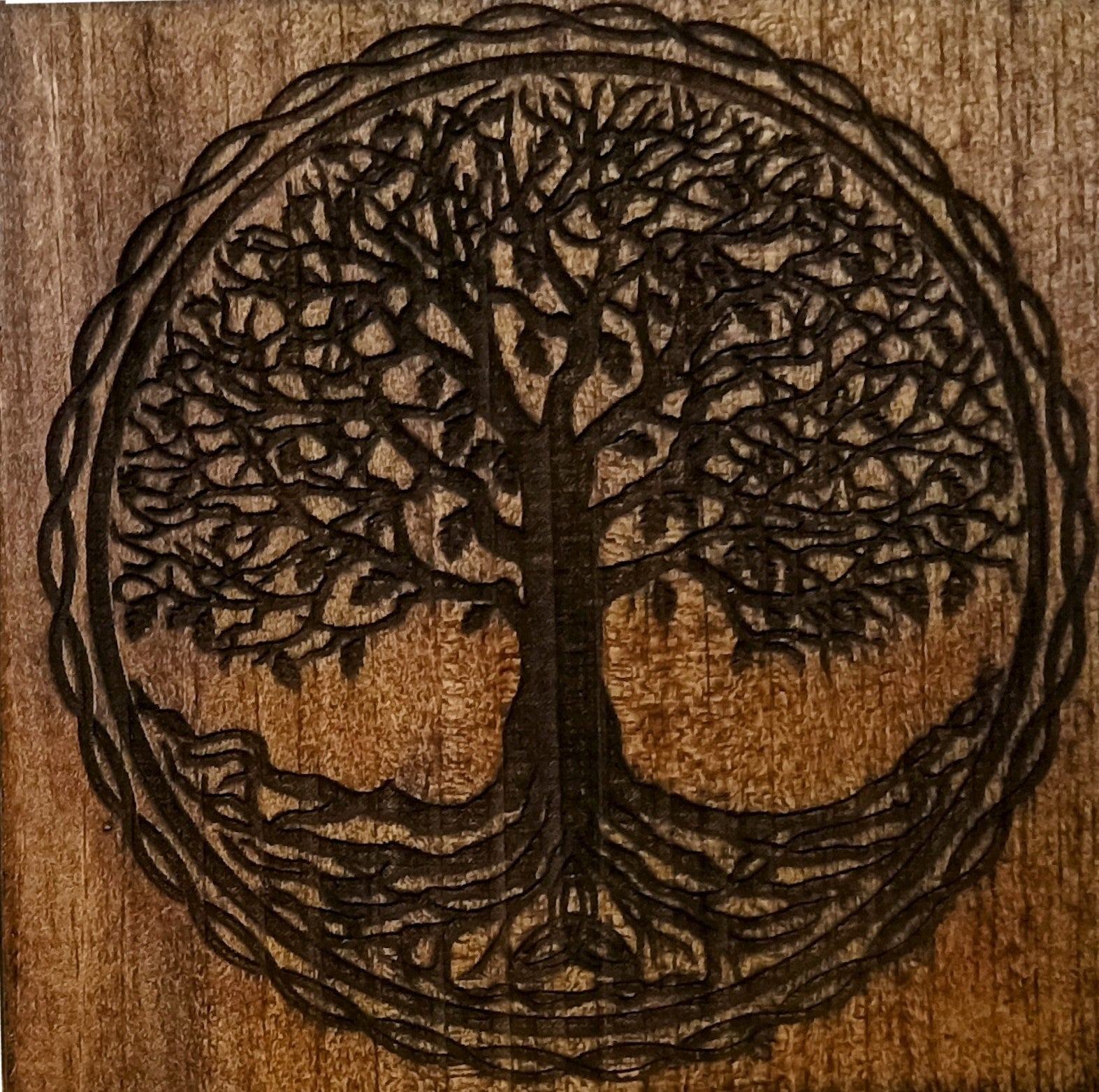 Walnut Stained Tree of Life
