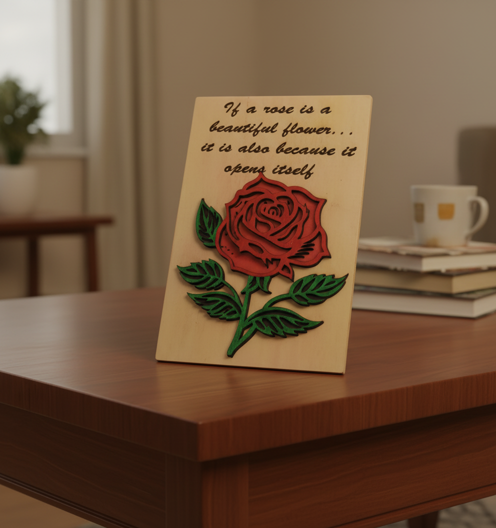 Rose Plaque 1